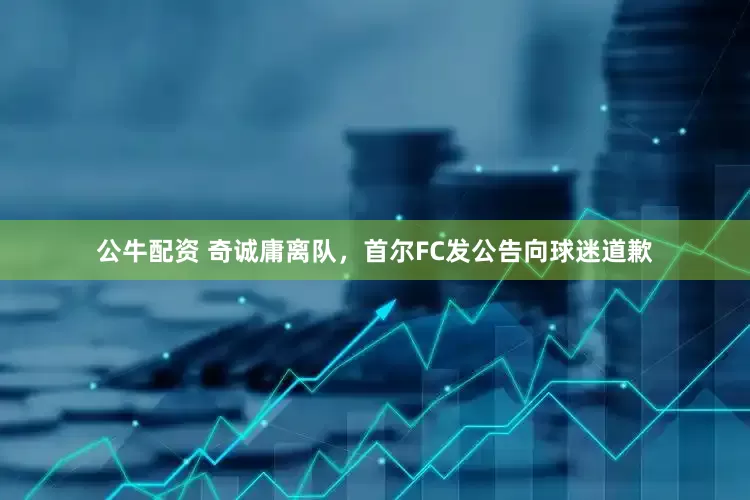 公牛配资 奇诚庸离队，首尔FC发公告向球迷道歉